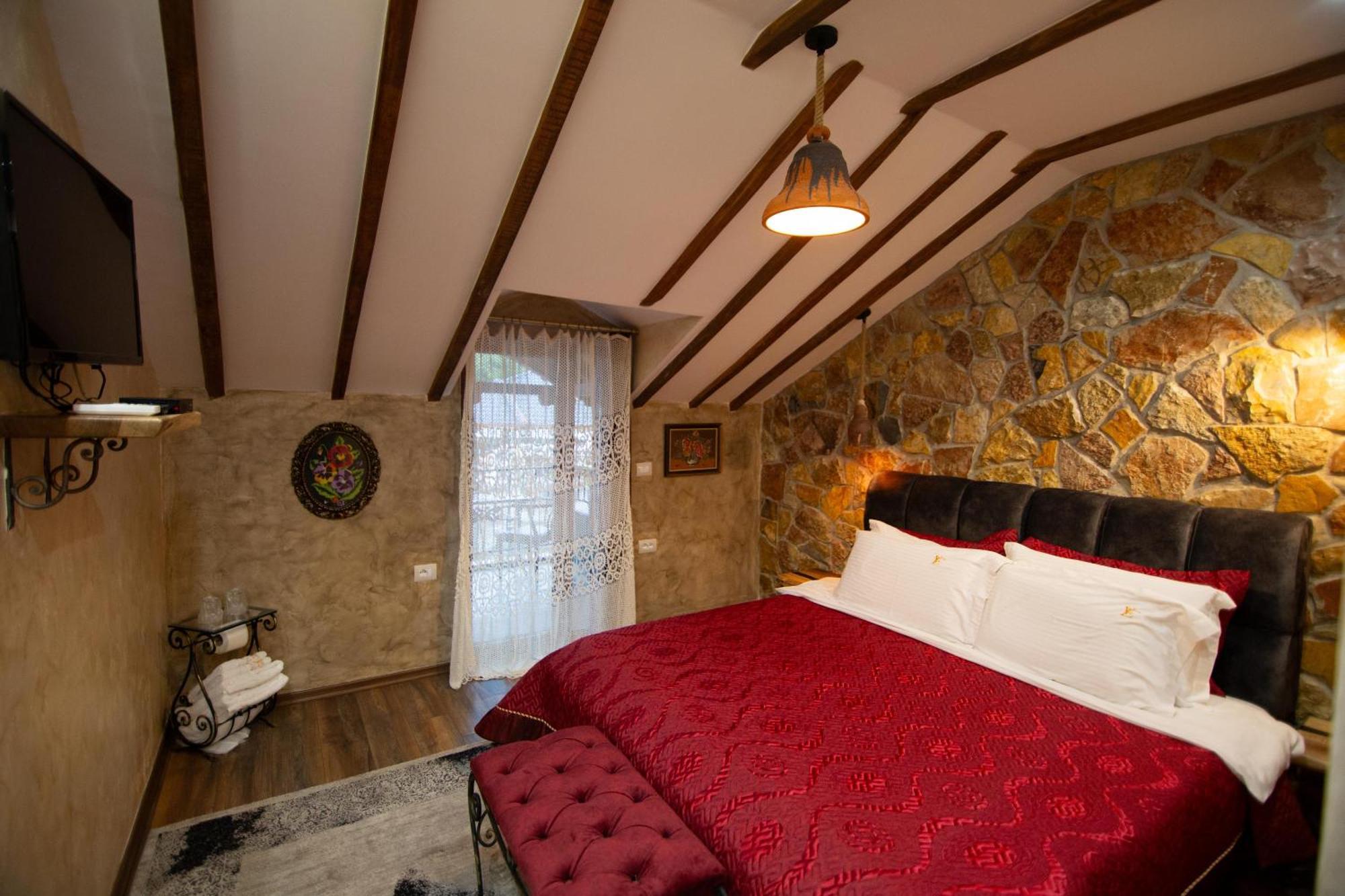 Vila Eden Boutique Hotel Korce Rom bilde